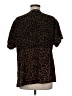 BKE Animal Print Brown Short Sleeve Henley Size M - photo 2