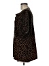 BKE Animal Print Brown Short Sleeve Henley Size M - photo 5