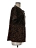 BKE Animal Print Brown Short Sleeve Henley Size M - photo 4