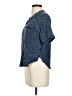 Shein Blue Short Sleeve Top Size S - photo 5