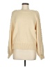 Ann Taylor Solid Ivory Pullover Sweater Size M - photo 1