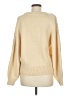 Ann Taylor Solid Ivory Pullover Sweater Size M - photo 2