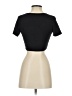 PrettyLittleThing Black Short Sleeve Top Size 2 - photo 2
