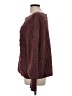 Express 100% Polyester Solid Burgundy Pullover Sweater Size L - photo 5