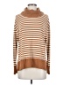 Gap Stripes Brown Turtleneck Sweater Size S (petite) - photo 1