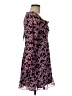 Lush 100% Polyester Floral Pink Casual Dress Size M - photo 4