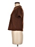 Shein Brown Short Sleeve Top Size 6 - photo 5