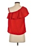 Lily White Red Sleeveless Blouse Size S - photo 2