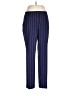 Black Label by Evan Picone Stripes Blue Dress Pants Size 6 - photo 1