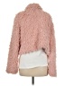 SELF E 100% Polyester Pink Faux Fur Jacket Size M - photo 2