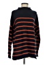 Madewell Stripes Orange Black Turtleneck Sweater Size XS - photo 1