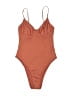 Topshop Orange Bodysuit Size 2 - photo 1
