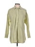 Madewell Solid Green 3/4 Sleeve Button-Down Shirt Size XS - photo 1