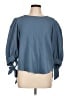 Zac & Rachel Blue 3/4 Sleeve Blouse Size L - photo 1