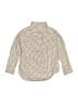 Chaps 100% Cotton Checkered-gingham Tan Long Sleeve Button-Down Shirt Size 4T - photo 2