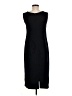 Karin Stevens Solid Black Casual Dress Size 8 - photo 2
