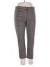 Amanda + Chelsea Houndstooth Gray Casual Pants Size 14 - photo 1