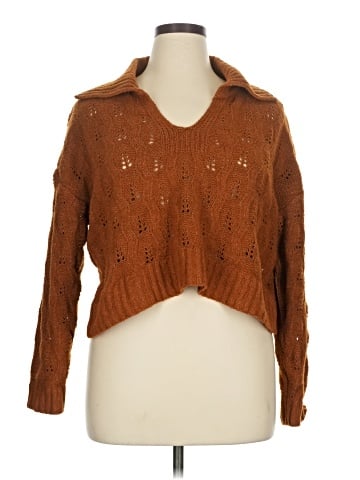 Pink Rose Pullover Sweater (view 1)