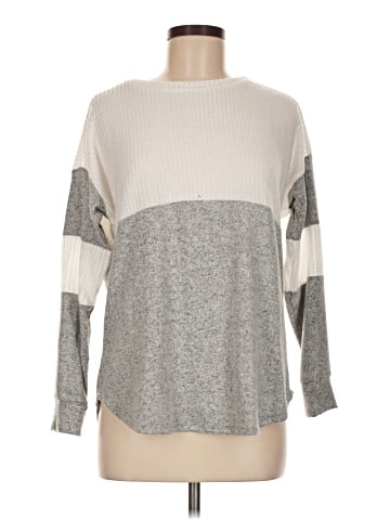 Blue Rain Pullover Sweater (view 1)