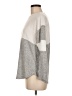 Blue Rain Color Block Silver Pullover Sweater Size M - photo 5
