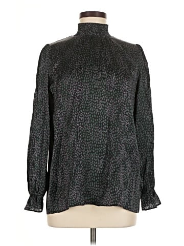 Tucker Long Sleeve Silk Top (view 1)