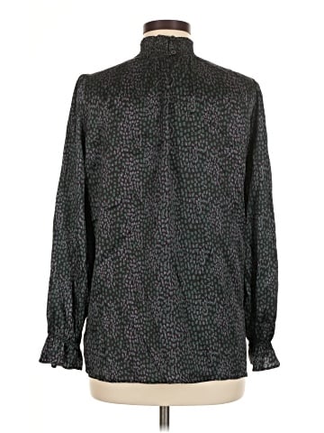 Tucker Long Sleeve Silk Top (view 2)