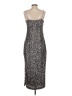 J.Crew Collection Metallic Silver Cocktail Dress Size 4 - photo 2