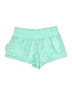 Op 100% Polyester Paisley Green Shorts Size 11 - photo 1
