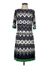 Eliza J Argyle Blue Casual Dress Size 4 - photo 1