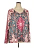 Unbranded Pink Long Sleeve Blouse Size 5X - photo 1