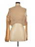 Unbranded 100% Polyester Metallic Tan Turtleneck Sweater Size L - photo 1