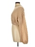 Unbranded 100% Polyester Metallic Tan Turtleneck Sweater Size L - photo 5
