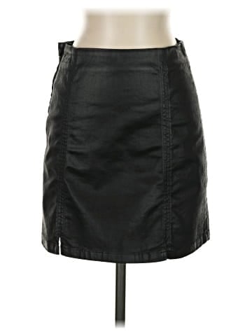 Adriano Goldschmied Faux Leather Skirt (view 1)
