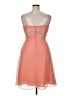 Alfred Angelo Solid Orange Cocktail Dress Size XL (estimated) - photo 2