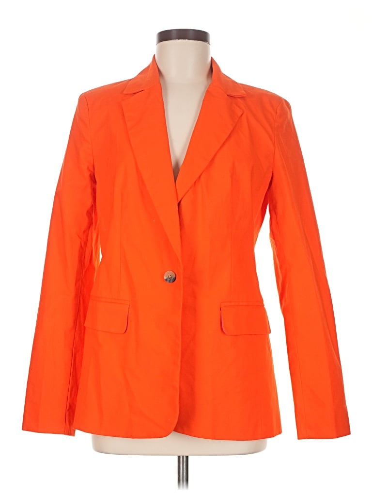 Pre-owned Free Assembly Blazer Jacket In Orange
