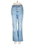 J.Crew Factory Store Hearts Blue Jeans Size 27 waist - photo 1