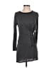 Alya Stripes Black Casual Dress Size XXS - photo 1