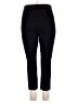 Love Scarlett Solid Black Active Pants Size 1X - photo 2