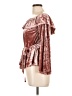 StyleStalker Burgundy Long Sleeve Blouse Size L - photo 5