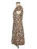 Dee Elly Animal Print Brown Black Cocktail Dress Size 2 - photo 5