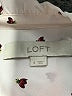 Ann Taylor LOFT 100% Polyester Hearts Ivory Long Sleeve Blouse Size S - photo 7