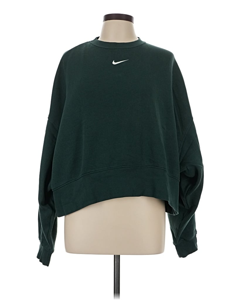 Pre-owned Nike Sweatshirt In Green
