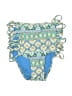 Gossip Print Blue Swimsuit Bottoms Size S - photo 1