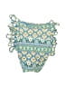 Gossip Print Blue Swimsuit Bottoms Size S - photo 2