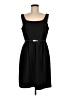 Kasper Solid Black Casual Dress Size 8 - photo 1