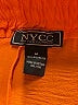 NYCC 100% Polyester Solid Orange Shorts Size M - photo 3