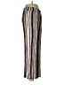I.N. Studio Stripes Silver Casual Pants Size M - photo 4
