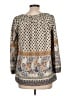 Tantrums Paisley Ivory Long Sleeve Blouse Size L - photo 2