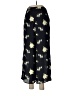 JOA 100% Polyester Floral Black Casual Pants Size M - photo 2