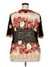 Rain Black Short Sleeve Blouse Size 2X - photo 2